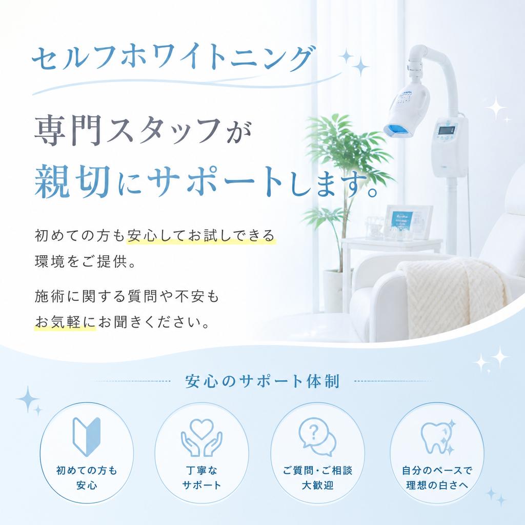 専門スタッフによる丁寧サポート