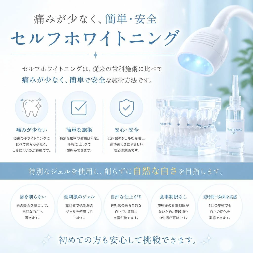 痛みの少ない施術方法