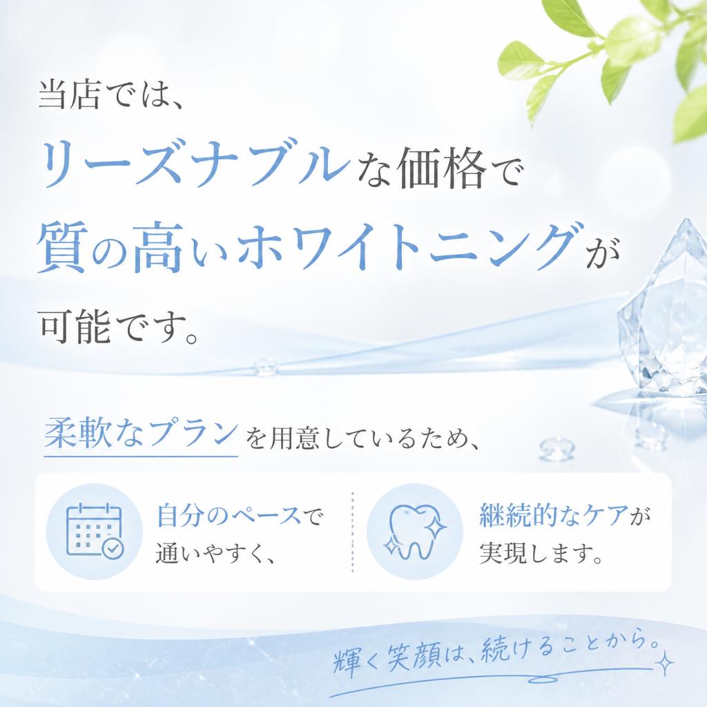 リーズナブルな価格で定期的なメンテナンスを
